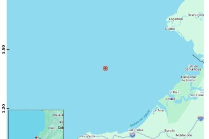 Sismo en Esmeraldas se registró la noche del domingo 15 de marzo.