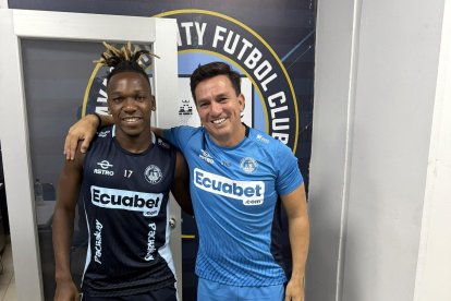 Pool Gavilánez y Junior Ayoví aclararon el cruce vivido durante el partido entre Guayaquil City y Barcelona SC.