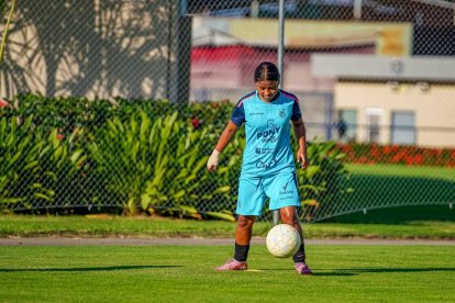 Jeimy Yanza, la joya de Sucúa que ya brilla con la selección sub-17 de Ecuador.