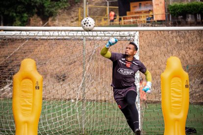 José Contreras arquero de Barcelona SC que tiene una buena temporada.