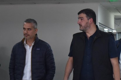 Raúl Chávez, asambleísta procesado en el caso Goleada, solía acompañar a Aquiles Álvarez a las audiencias del caso Triple A.