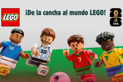 LEGO lanza su colección del Mundial 2026 con Messi, Cristiano, Mbappé y Vinícius como protagonistas