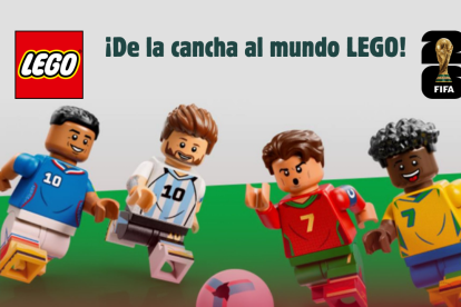 LEGO lanza su colección del Mundial 2026 con Messi, Cristiano, Mbappé y Vinícius como protagonistas