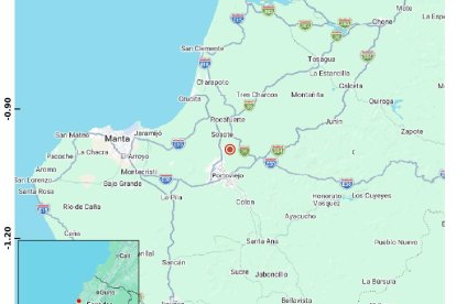 El sismo se sintió en Portoviejo este martes 7 de abril.