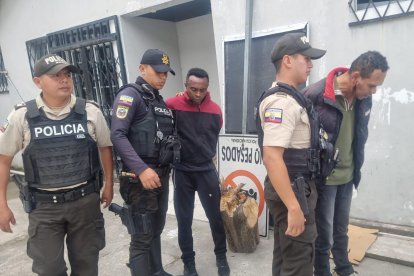 Christian Diablito Lara fue detenido junto a otros tres sujetos en el sur de Quito.