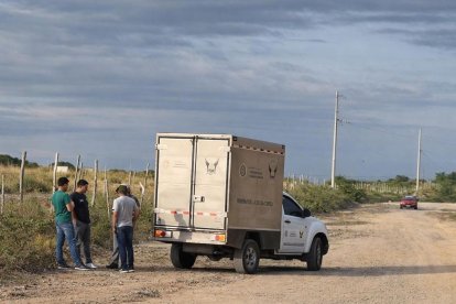 Medicina Lega hizo el levantamiento de los cuerpos.
