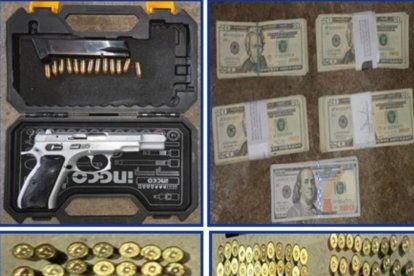 Las evidencias incautadas en los dos allanamientos.