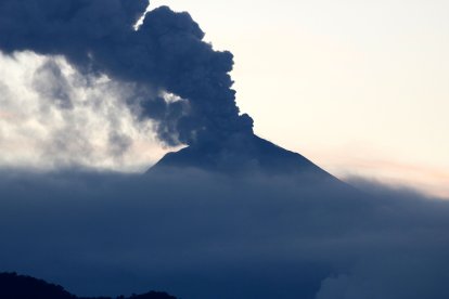 La actividad del coloso se mantuvo durante dos días. Probablemente llegaría la ceniza a tres provincias