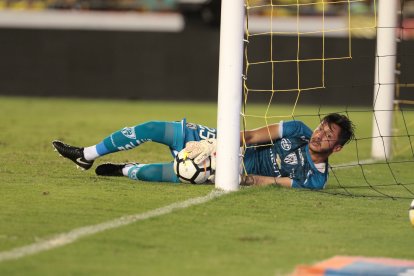 El segundo arquero de Independiente del Valle, Hamilton Piedra, respaldó a su colega Jorge Pinos.