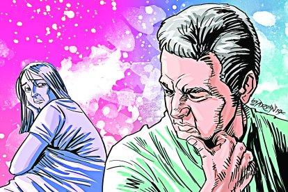 Esposo engaña a su mujer con su expareja.