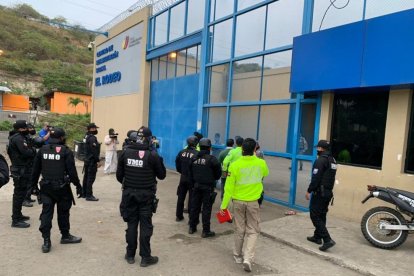 El operativo policial se desarrolló la madrugada de hoy.