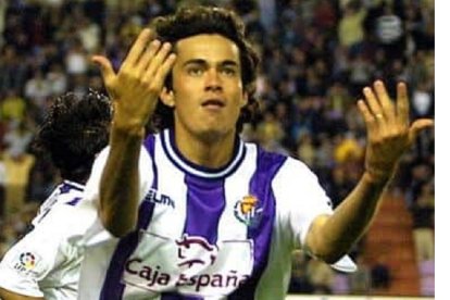 Kaviedes cuando llegó al Real Valladolid de España