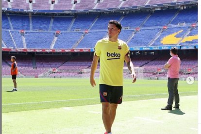 Saverio cumple 21 años este viernes. Podría jugar por primera vez un partido oficial con el Barcelona.