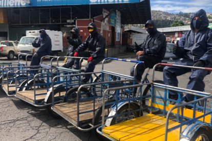 Los tricicleros tienen mayor contacto con los usuarios por lo que se someten a pruebas de coronavirus