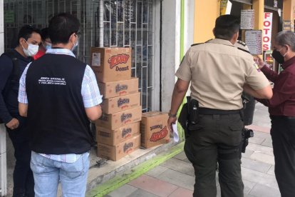 El local donde se vendía el producto no contaba con el respectivo permiso de funcionamiento.