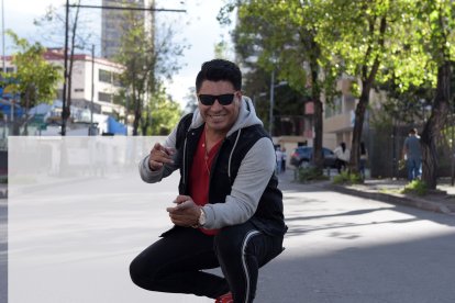 El músico llegó a Guayaquil para participar en un reality.