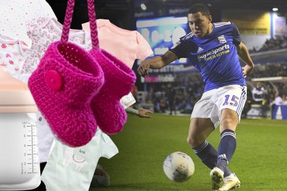Jefferson Montero, jugador del Birmingham City, ahora es padre de tres hijos.
