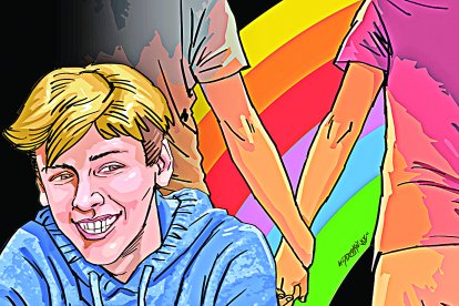 Me gusta un chico de mi misma edad.