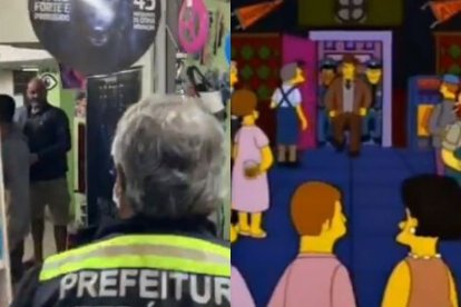Los Simpson "predijeron" un bar clandestino en Brasil.