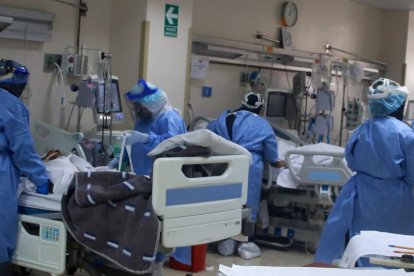 Los pacientes de la Unidad de Cuidados Intensivos ocupan las 14 de 15 camas.