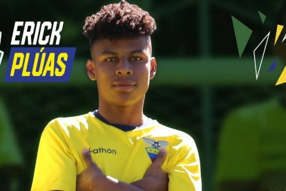 Erick Plúas se formó en Orense y hoy juega en Palmeiras.