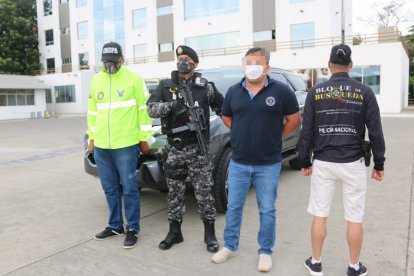 Agentes del Bloque de Búsqueda de la Policía rastreaban a Juan Valenzuela Ferrín.