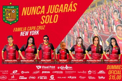 La familia Capa Cruz que reside en New York pagó para que sus fotos sean mostradas en las gradas del estadio morlaco.