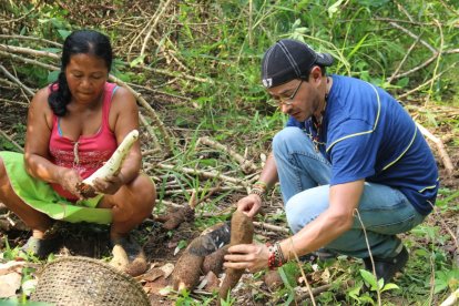 Para conocer sobre la gastronomía indígena de las comunidades fue necesario adentrarse en la selva.