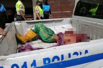 El sospechoso fue llevado a una casa de salud luego recibir varios golpes.