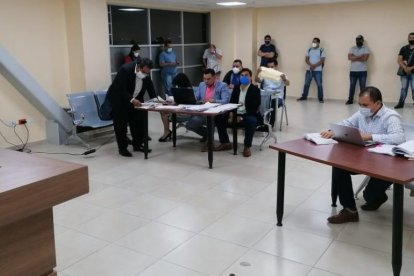 La audiencia de formulación de cargos se inició pasadas las 19:00 del domingo 12 de julio.