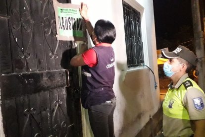 El inmueble donde funcionaba la supuesta clínica fue clausurado.