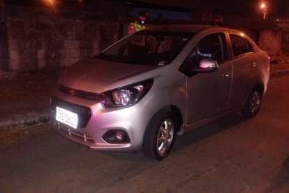 Envuelto en una sábana, en los asientos posteriores de este vehículo fue hallado el cadáver de Luis Alberto Galeano García.