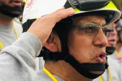 Patricio Rodas se convirtió en Cuenca en el primer bombero socorristas víctima mortal del COVID-19.