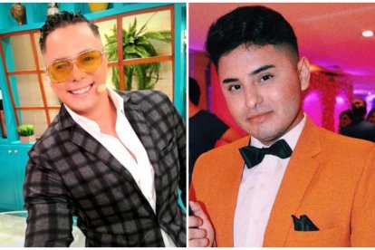 Christian Navas y Tito Corlav, periodistas de farándula.