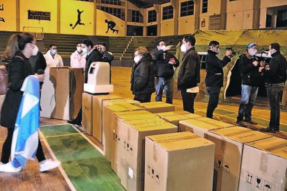 Los insumos llegaron desde Guayaquil hasta Quito, la noche del pasado lunes.