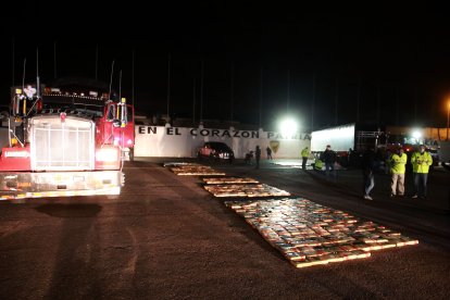 Los agentes decomisaron 1.391 paquetes de marihuana cripy.