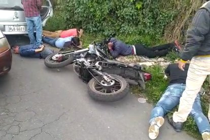 Las capturas se produjeron en el momento en que los sospechosos daban un golpe