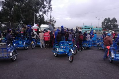 La turba retuvo a un menor de edad acusado de querer robarse un triciclo.