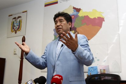  Joge Yunda, candidato electo a la alcaldía de Quito. 