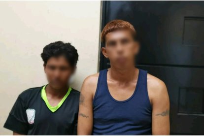 Dos ciudadanos implicados en el asalto a una pareja fueron trasladados a la Fiscalía.