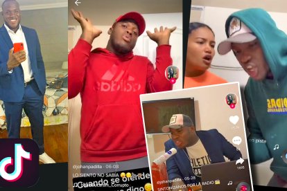 Johan Padilla, arquero de El Nacional es un show en la red social Tik Tok.