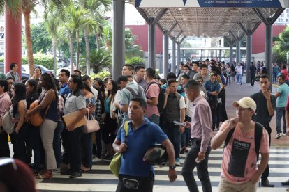  Imagen referencial. Feria de empleo en el Centro de Convenciones en 2018.  