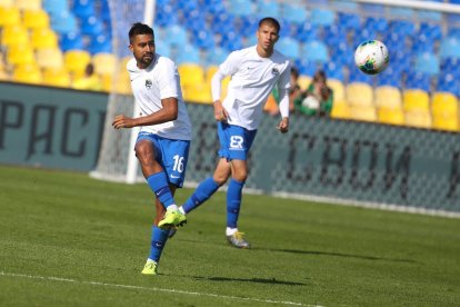  El ecuatoriano Cristhian Noboa anotó su primer tanto con el Sochi, en el juego del lunes ante el Ajmat, por la Premier League de Rusia. 