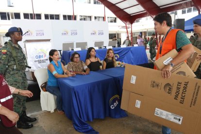  Simulacro de las elecciones seccionales 2019 en Guayaquil. 