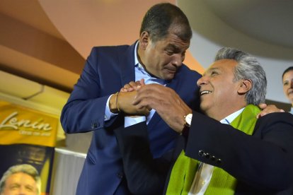  En una entrevista con un medio español, el expresidente ecuatoriano se expresó sobre la condición física del actual mandatario Lenín Moreno. 