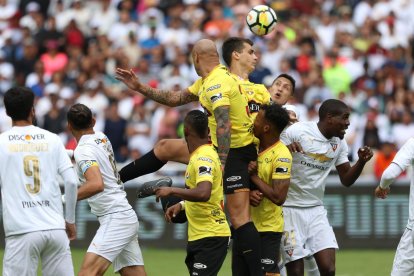  Liga de Quito derrotó a Barcelona en el estadio Rodrigo Paz, el pasado 29 de abril. 