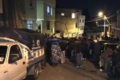 Las autoridades intervinieron en el evento la madrugada de ayer.