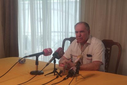 El exmandatario dio una rueda de prensa la mañana de este miércoles 11 de agosto de 2020.