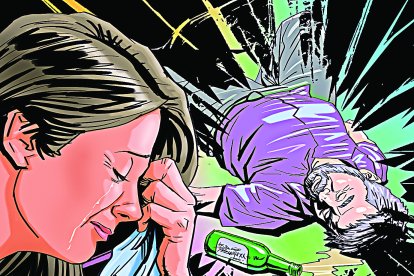 Tengo problemas con mi marido porque es alcohólico.