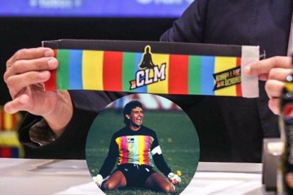 Carlos Luis Morales y los colores de su buzo quedaron para la enternidad.